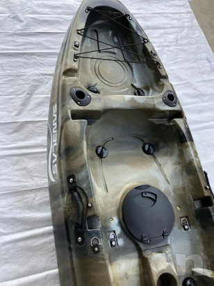 Canoa sanblas rocky pesca con seduta e pagaia foto-36409