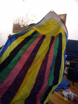 Spinnaker nylon simmetrico con scotte mq 60 foto-18939