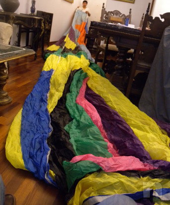 Spinnaker nylon simmetrico con scotte mq 60 foto-36646