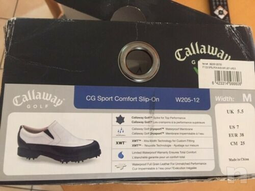  SCARPA GOLF Callaway  da DONNA  MIS.37 BIANCA/NERA  NUOVE foto-37327