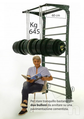 Prototipo spalliera innovativa fissabile a terra foto-19341