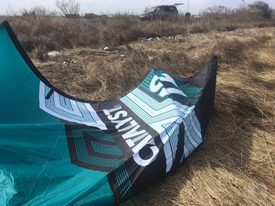 Ala kite ozone catalyst 12 m barra e trapezio foto-37835