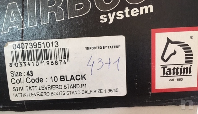 Stivali da equitazione Tattini in pelle numero 43 foto-37990