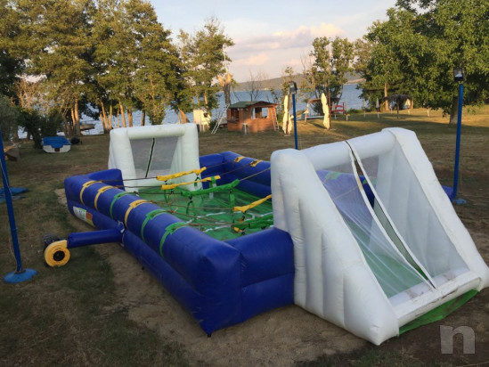 Calcio Balilla Saponato Gonfiabile foto-19618