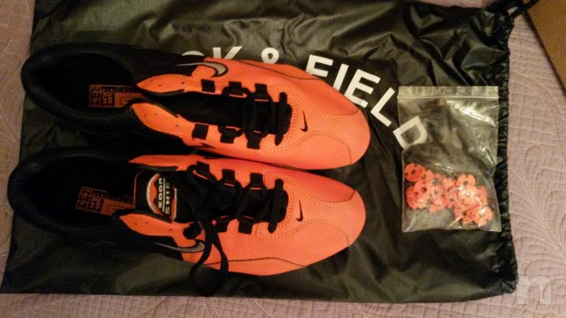 Scarpe chiodate Nike Zoom Shift atletica leggera tg. 44.5 nuove foto-1964