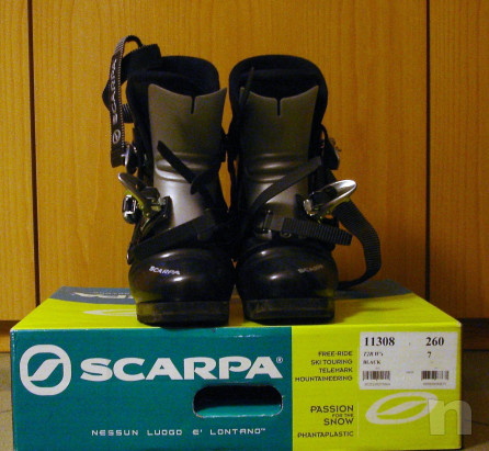 vendo sci con attacchi telemark e scarponi telemark  foto-38310