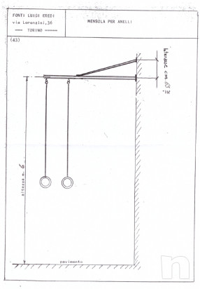 Mensola Anelli ginnastica foto-39500