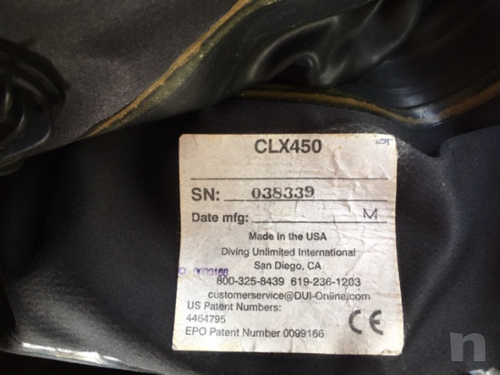 Muta subacquea stagna Dui Clx 450 taglia M foto-39626