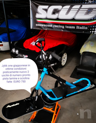 Snowscoot snow scoot moto bici sci da neve dh downhill freeride free ride snowmoto  foto-39657