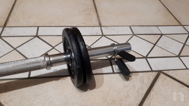 Pesi in ghisa e manubri con appositi fermapesi foto-40015