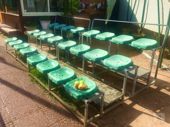 Tribune da 2 m. 2 con 12 sedute cadauna foto-20792