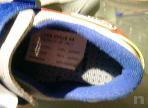 Scarpe bici da corsa nuove vintage marca LOOK foto-41102