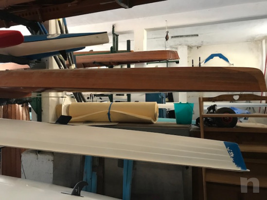 vendo canoino (imbarcazione da canottaggio) singolo in legno foto-41445