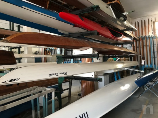 vendo canoino (imbarcazione da canottaggio) singolo in legno foto-21176