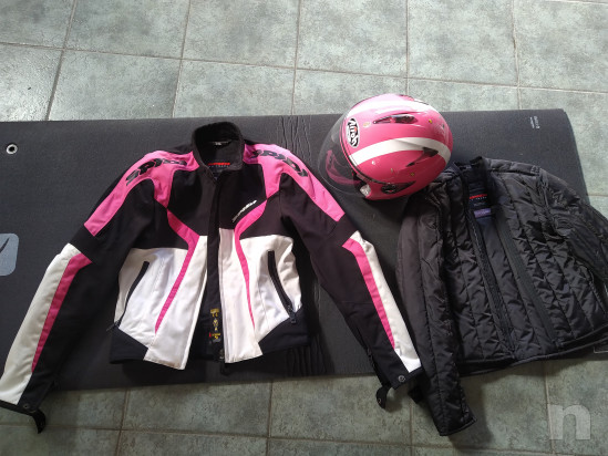 Giubbotto SPIDI e casco AIROH donna  foto-21774