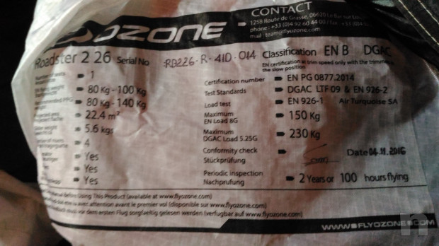 parapendio ozone roadster 2 26,  paramotore top 80 attacchi basculanti foto-43064