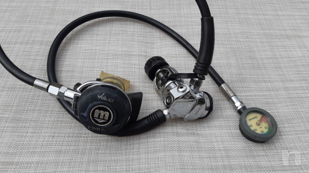 Erogatore MARES VOLTREX con manometro CRESSISUB foto-22121