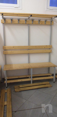 panca poggiaborse spogliatorio  foto-43515