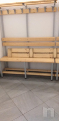 panche con portaborse cm. 200 foto-22152