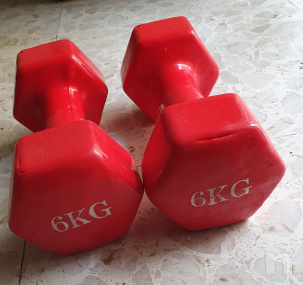 Pesi manubri coppia 6 kg foto-22190