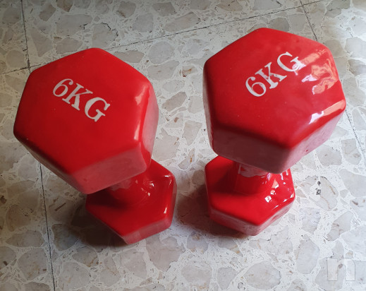 Pesi manubri coppia 6 kg foto-43591