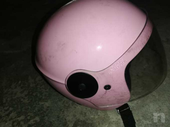 Casco da moto rosa foto-43680