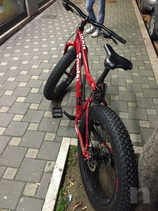 Fat bike KHS 1000 mtb taglia L ruote 26 rossa foto-3787