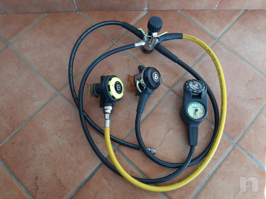 Octopus Mares MR 12 dfc set completo con consolle Oceanic foto-22373