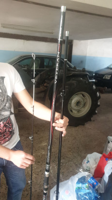 Canna Colmic Veteran 3 pezzi 4.20m 80-200gr. Come nuova foto-44096