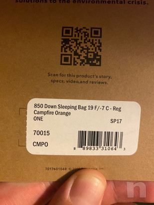 PATAGONIA sacco a pelo  foto-44220