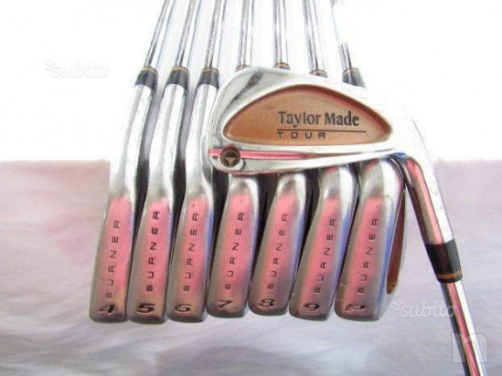 set ferri taylormade burner  tour 3-pw come nuovi foto-22953