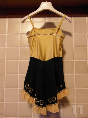 Body da pattinaggio artistico con bolerino tg. 4o foto-3951