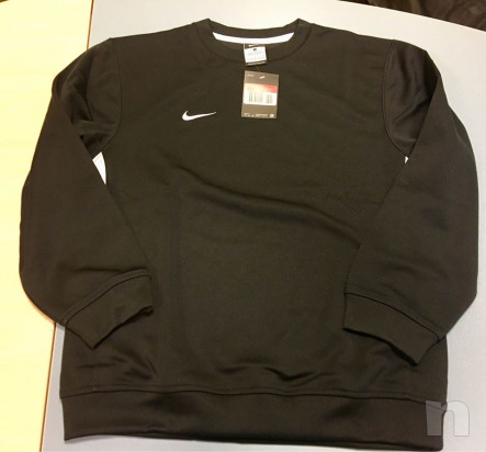 Felpa girocollo nera, Nike, taglia L, nuova foto-23033