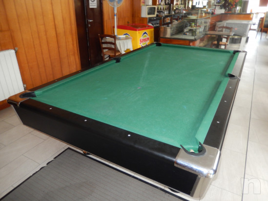 Tavolo da biliardo semiprofessionale per pool dimensioni internazionali 285x160x80 cm , piano gioco 254x127 cm, usato da 2 anni foto-45466