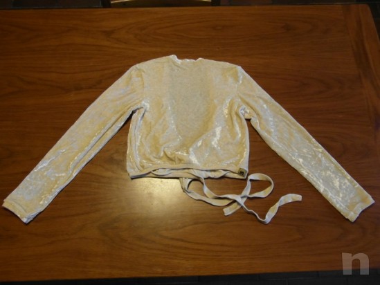 Scaldacuore incrociato in ciniglia tg. S foto-3959