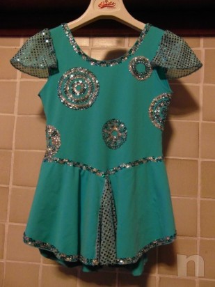 Body turchese da pattinaggio tg. 6-7 anni foto-2308