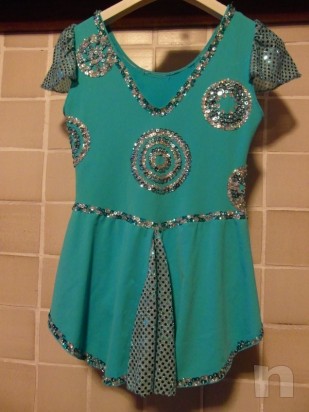 Body turchese da pattinaggio tg. 6-7 anni foto-3963