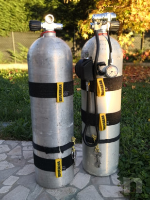 Set 4 elastici NUOVI per bombola alluminio S80, altezza 6 cm (80 euro) foto-45692