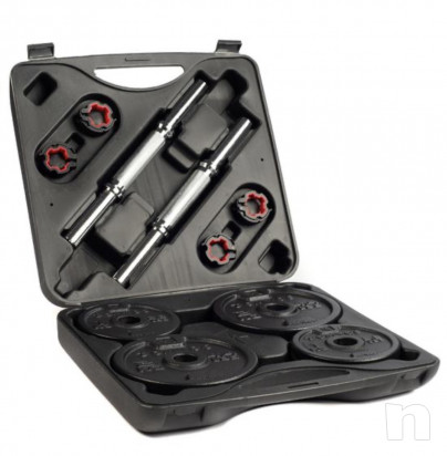 KIT MANUBRI BODYBUILDING 20KG foto-45972