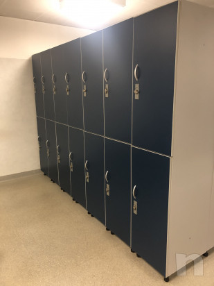 10 ARMADIETTI BLU  BCUBE    COMPONIBILI foto-46200