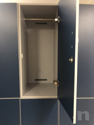 10 ARMADIETTI BLU  BCUBE    COMPONIBILI foto-23353