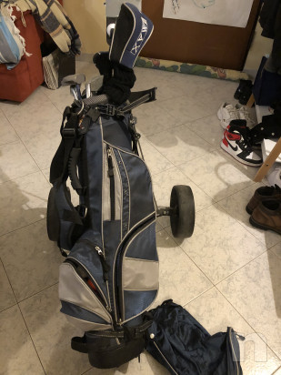Mazze da golf sacca e carrello  foto-46513