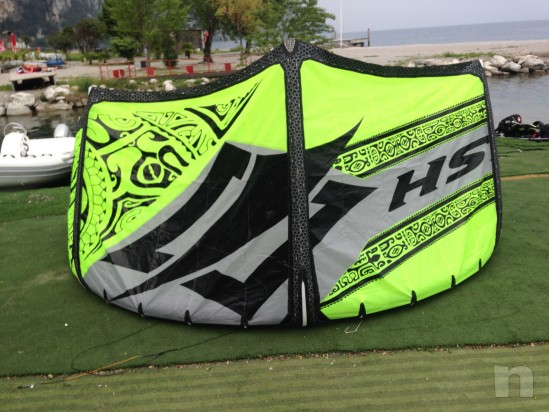 Vele Kite Naish Torch anno 2015 mt 8 con barra foto-4064