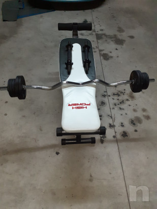 Panca bilanciere e pesi palestra foto-47182