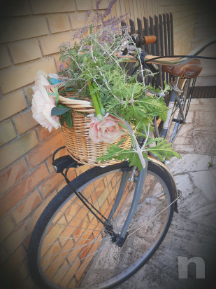 Vendo bici fashion da donna uno stile particolare grigio panna foto-23937