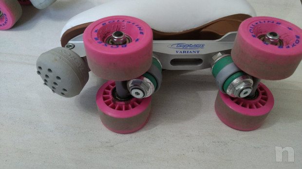 Pattini a rotelle artistico piastra Variant numero 235 (piede 35) come nuovi  foto-47684