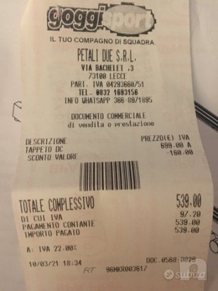 TAPIS ROULANT foto-47952