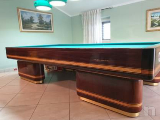 VENDO BILIARDO INTERNAZIONALE 5 BIRILLI DE BLASI "CARLO CIFALÀ"   ACCESSORI (STECCHIERA, SEGNAPUNTI ELETTRONICO E MANUALE, LAMPADE) foto-48080