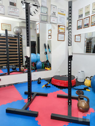 Vendo stazione rack per bilanciere usata foto-24379