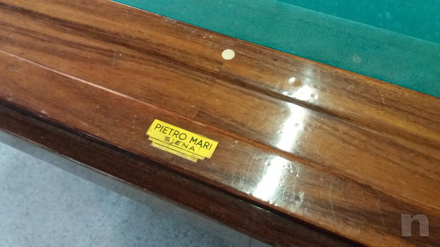 Tavolo da biliardo Pietro Mari Siena  professionale Buche Piccole foto-49183